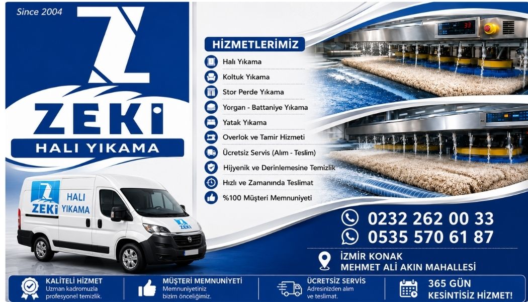 Konak Mehmet Akif Mahallesi halı yıkama 